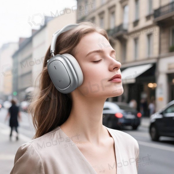 Ασύρματα ακουστικά με μικρόφωνο Hoco W68 ANC Bluetooth μαύρα