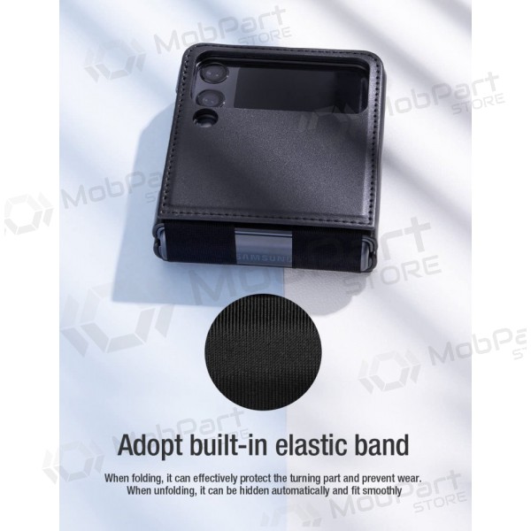 Θήκη Samsung Galaxy Z Flip4 - Nillkin Leather (μοβ)