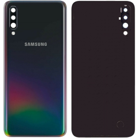Samsung A505 Galaxy A50 2019 πίσω κάλυμμα μπαταρίας (μαύρος) (μεταχειρισμένος grade C, γνησια)