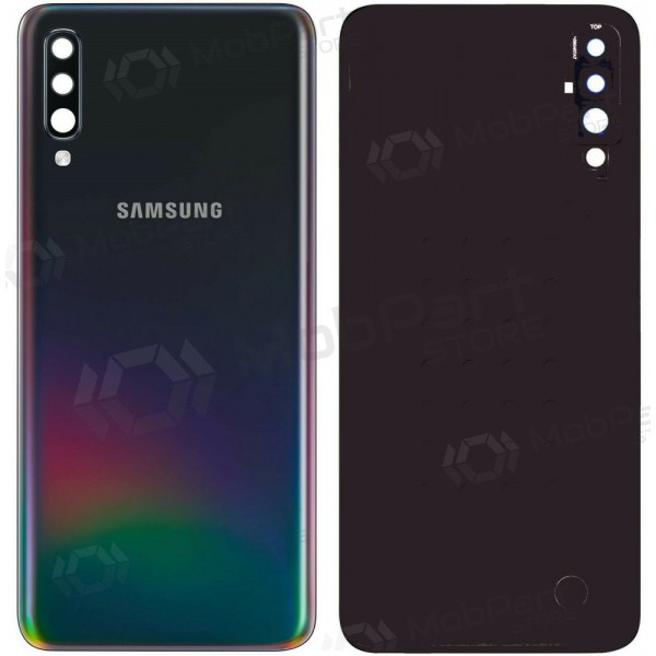 Samsung A505 Galaxy A50 2019 πίσω κάλυμμα μπαταρίας (μαύρος) (μεταχειρισμένος grade C, γνησια)