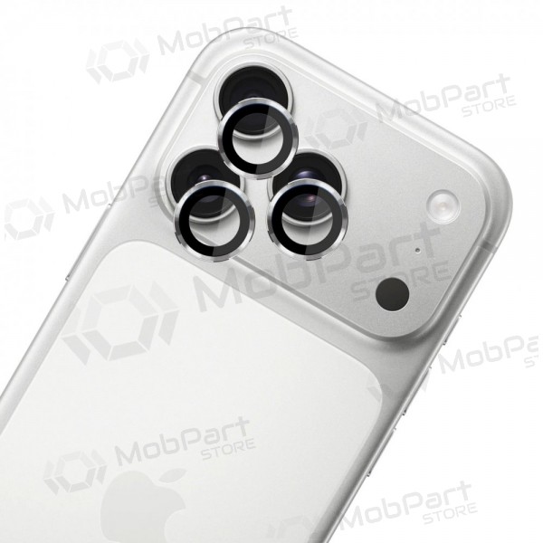 Apple iPhone 18 Pro, 18 Pro Max προστατευτικό σκληρυμένο γυαλί κάμερας - 3MK Lens Pro (ασημί)