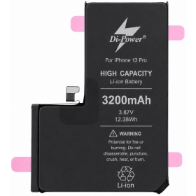 Μπαταρία Apple iPhone 13 Pro, συσσωρευτής Di-Power 3200 mAh (αυξημένης χωρητικότητας)