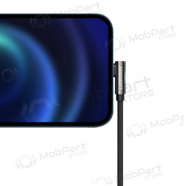 USB καλώδιο Baseus Legend Lightning 2.4A 1.0m (μαύρος) CALCS-01