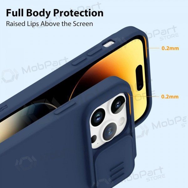Θήκη Apple iPhone 14 - Nillkin Silicone (σκούρο μπλε)