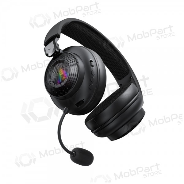 Ασύρματα ακουστικά Acefast H15 Gaming over-ear με μικρόφωνο USB-C μαύρα