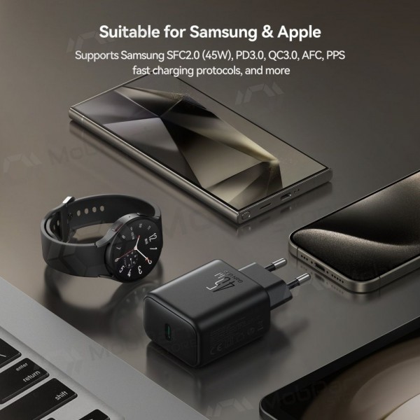 Φορτιστής Joyroom JR-TCG13 45W GaN USB-C μαύρος