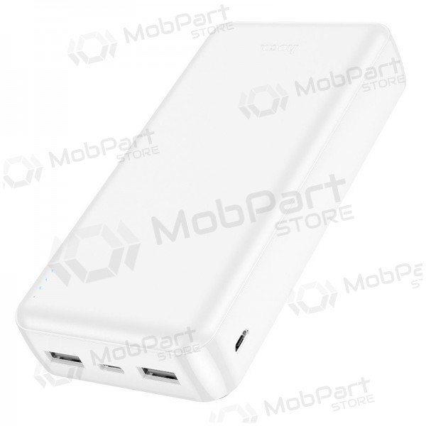 Εξωτερική μπαταρία Power Bank Hoco J100A 2xUSB-A 20000mAh άσπρο