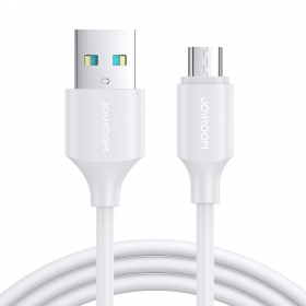 USB καλώδιο Joyroom S-UM018A9 USB to MicroUSB 2.4A 1.0m άσπρο