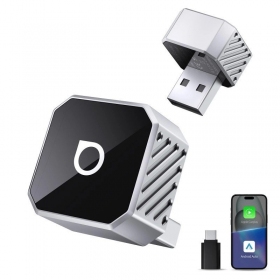 Ασύρματος προσαρμογέας CarPlay/Android Auto Ottocast Mini Cube ασημί CP88-T3