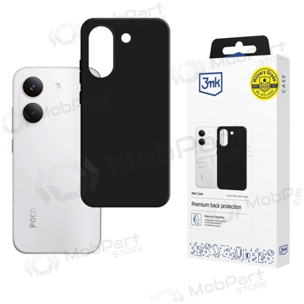 Xiaomi Poco X8 Pro θήκη - 3MK Matt Case μαύρη