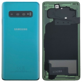 Samsung G973 Galaxy S10 πίσω κάλυμμα μπαταρίας πράσινος (Prism Green) (μεταχειρισμένος grade C, γνησια)