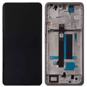 Xiaomi Redmi Note 13 Pro+ 5G οθόνη (άσπρο) (με πλαίσιο) (γνησια)