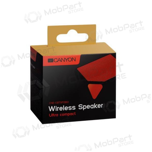 Φορητό ηχείο Bluetooth CANYON CNE-CBTSP2BO (MicroSD, AUX, BT V4.2, 300mAh)