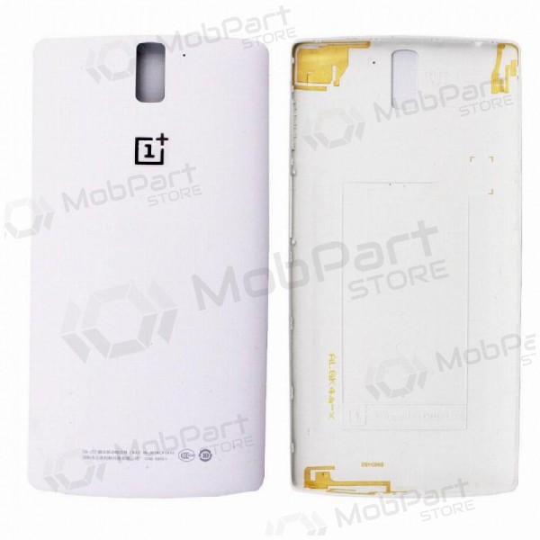 OnePlus One πίσω κάλυμμα μπαταρίας (άσπρο) (μεταχειρισμένος grade A, γνησια)