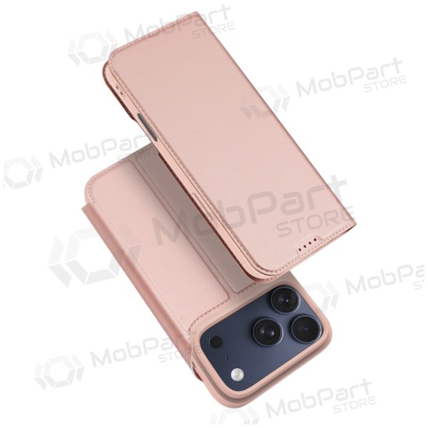 Θήκη Apple iPhone 17 Pro, 18 Pro - Dux Ducis Skin Pro (ροζ / χρυσό)