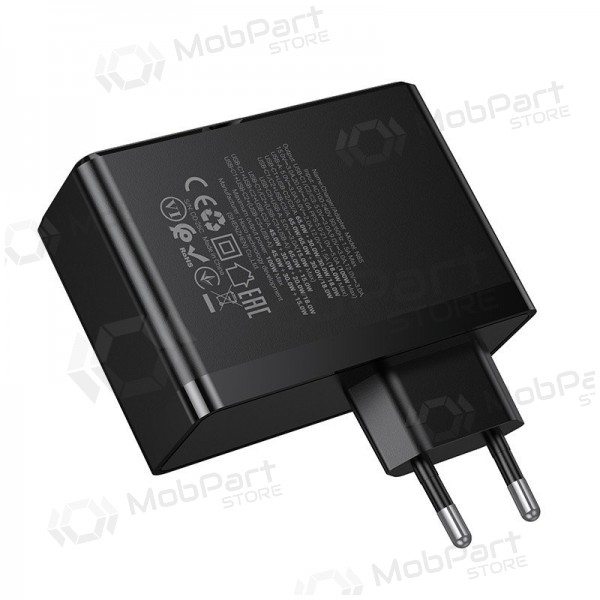 Φορτιστής τηλεφώνου Hoco N85 100 W 3x USB-C + USB-A μαύρος