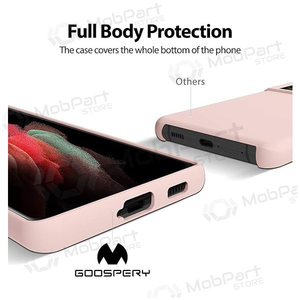 Θήκη Samsung Galaxy A15 Mercury - Silicone Case (ροζ άμμου)