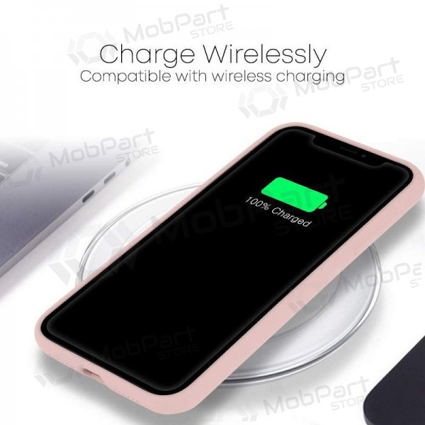 Θήκη Samsung Galaxy A22 4G Mercury - Silicone Case (ροζ άμμου)