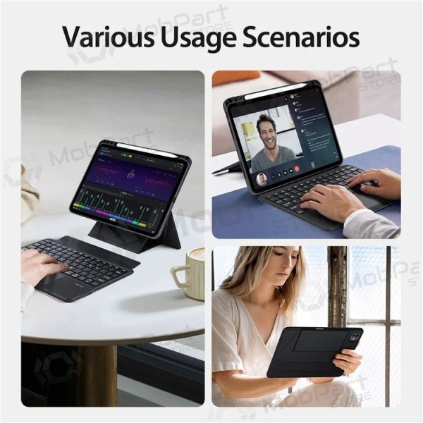 Θήκη Apple iPad Pro 11 2024, 2025 με πληκτρολόγιο - Dux Ducis DK (μαύρο)