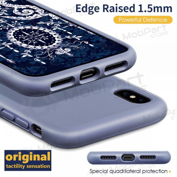 Θήκη Apple iPhone 11 Pro - Liquid Silicone 2.0mm (λιλά γκρι)