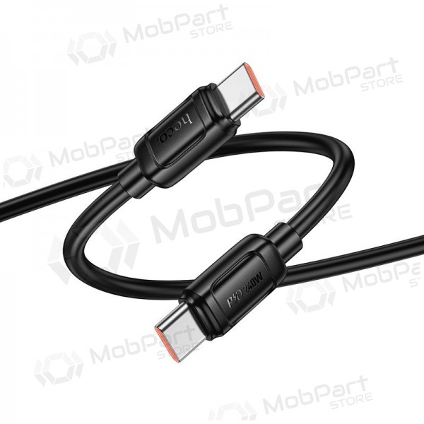 Καλώδιο USB-C Hoco X115 USB-C σε USB-C 1 m 240 W μαύρο
