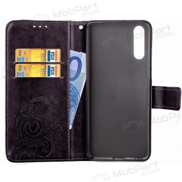 Θήκη Samsung Galaxy A13 5G, A04 - Flower Book (μαύρο)