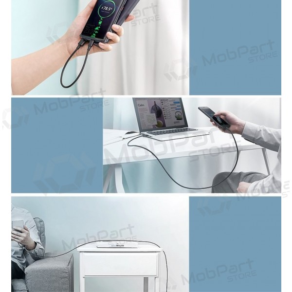 USB καλώδιο Ugreen US287 USB to USB-C 3A 1.0m μαύρος