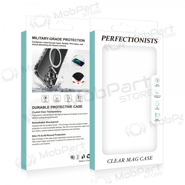 Θήκη Apple iPhone 16 Pro -Perfectionists Clear Mag Case- (διαφανής)