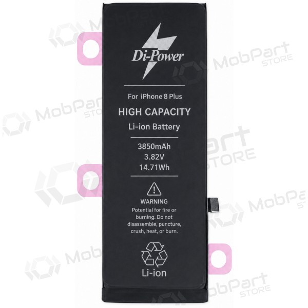 Μπαταρία Apple iPhone 8 Plus, συσσωρευτής Di-Power 3850 mAh (αυξημένης χωρητικότητας)