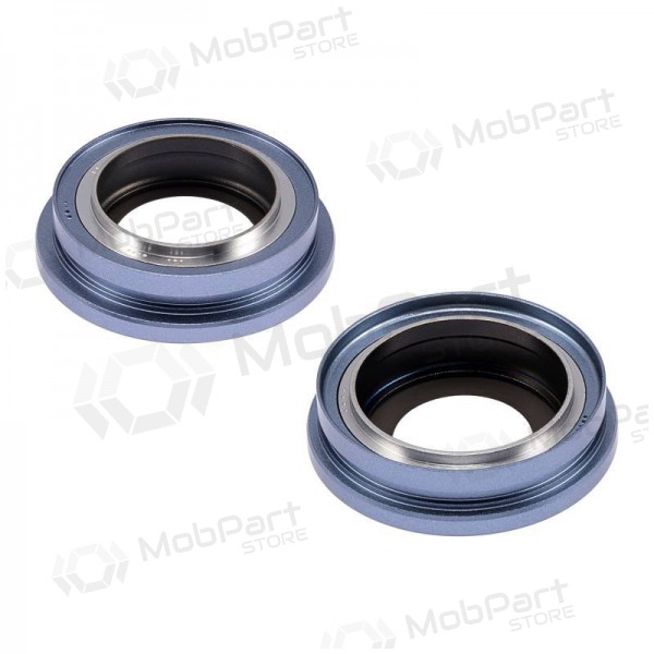 iPhone 14 / 14 Plus τζαμάκι κάμερας (2τεμ) (μπλε) (με πλαίσιο)