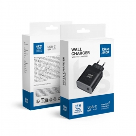 Φορτιστής τοίχου Blue Star TFB-TC-45W 45 W USB-C μαύρος