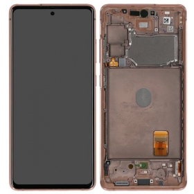 Samsung Galaxy S20 FE οθόνη (Cloud Orange) (με πλαίσιο) (γνησια)