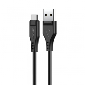Καλώδιο USB-C Acefast C3-04 USB-A σε USB-C 1.2 μ μαύρο