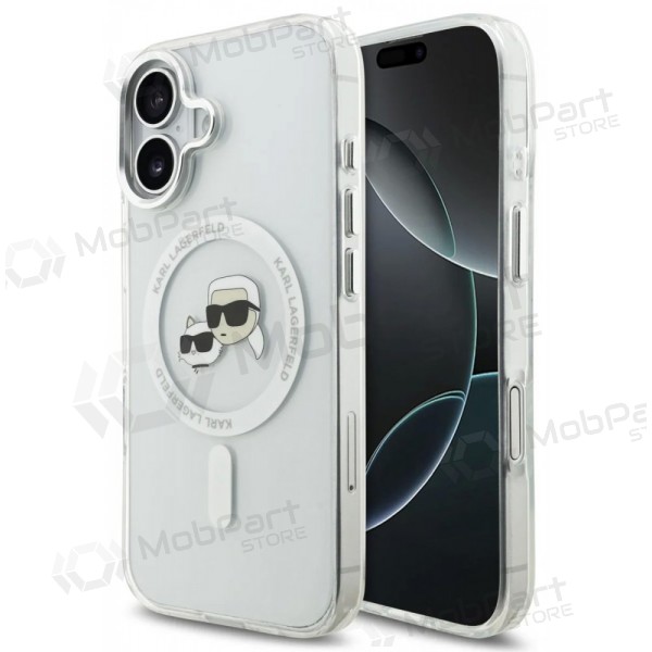 Θήκη Apple iPhone 17 - Karl Lagerfeld IML K&CH Heads Metal Frame MagSafe (διαφανής)