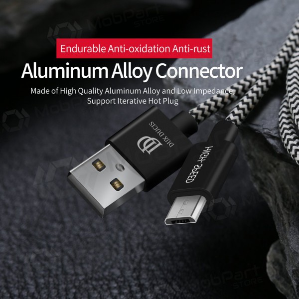 {Κείμενο} Καλώδιο USB Dux Ducis K-ONE microUSB FastCharging 1.0m