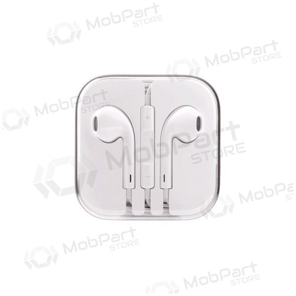 Handsfree ακουστικα Apple iPhone 5G / 5S / 5C / 6 / 6 Plus (άσπρο)