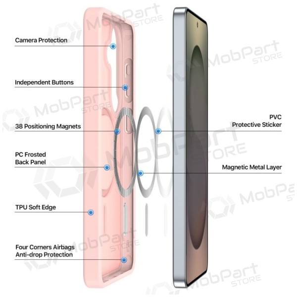 Θήκη Samsung Galaxy S26 -Dux Ducis Yind MagSafe- (ροζ)