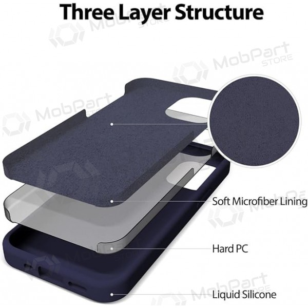 Θήκη Apple iPhone 11 Pro Max Mercury - Silicone Case (σκούρο μπλε)
