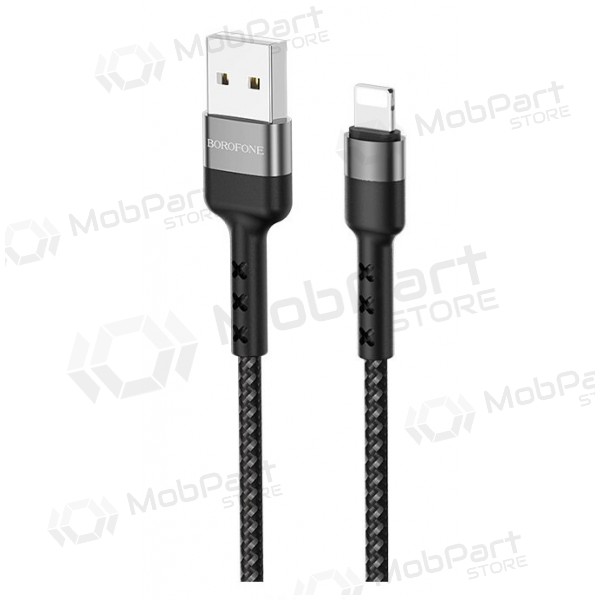 USB καλώδιο Borofone BX34 Lightning 1.0m (μαύρος)
