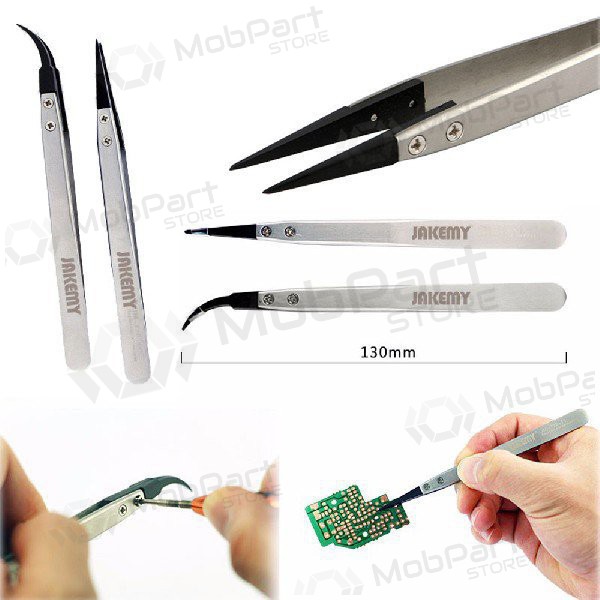 Μεταλλικό αντιστατικό τσιμπιδάκι Jakemy JM-T10-11 ESD (replaceable head)