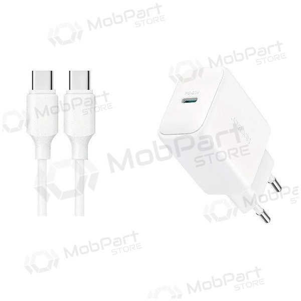 Φορτιστής Joyroom JR-TCF20 USB-C PD20W + USB-C to USB-C cable 1.0m άσπρο