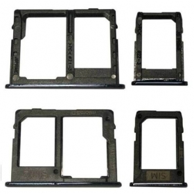 Samsung J610 Galaxy J6+ 2018 Υποδοχή κάρτας SIM (2τεμ) (μαύρος)