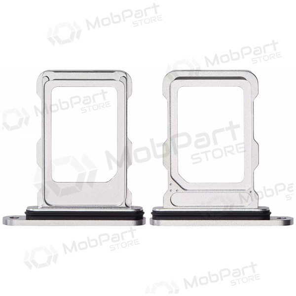 Apple iPhone 16 Pro, 16 Pro Max θήκη κάρτας SIM (λευκή)