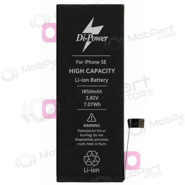 Μπαταρία Apple iPhone SE (2016), συσσωρευτής Di-Power 1850 mAh (αυξημένης χωρητικότητας)
