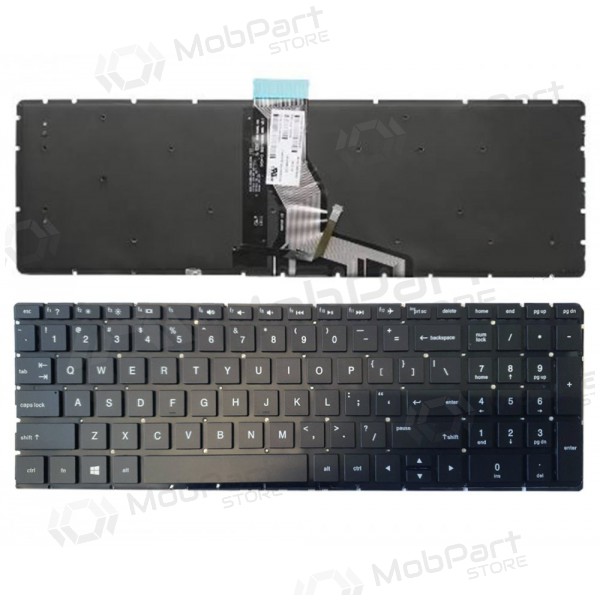 HP 250 G6, 255 G6, 256 G6, 258 G6, 15-BS with backlight (US) πληκτρολόγιο