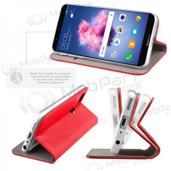 Θήκη Apple iPhone 12 mini - Smart Magnet (κόκκινη)