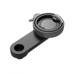 Telefono laikiklis dviračiui, motociklui, tvirtinamas ant rėmo (varžtas M6), μαύρος