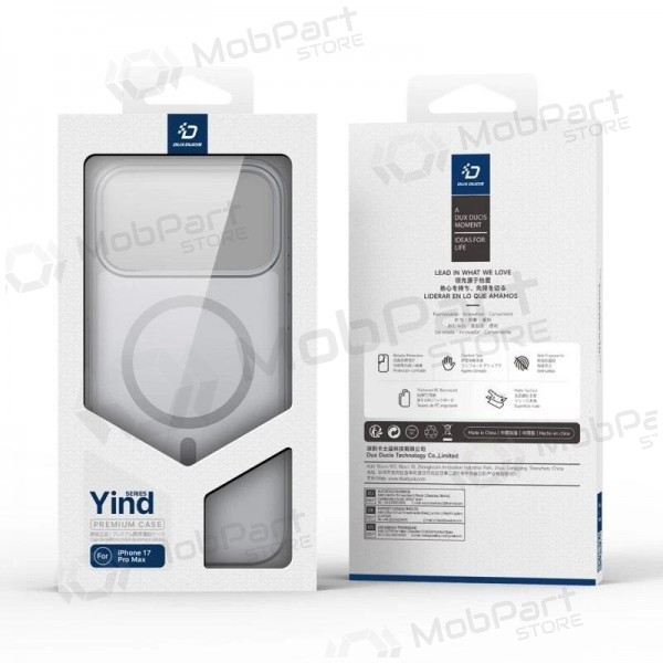 Θήκη Apple iPhone 17 Pro Max, 18 Pro Max - Dux Ducis Yind (γκρι)