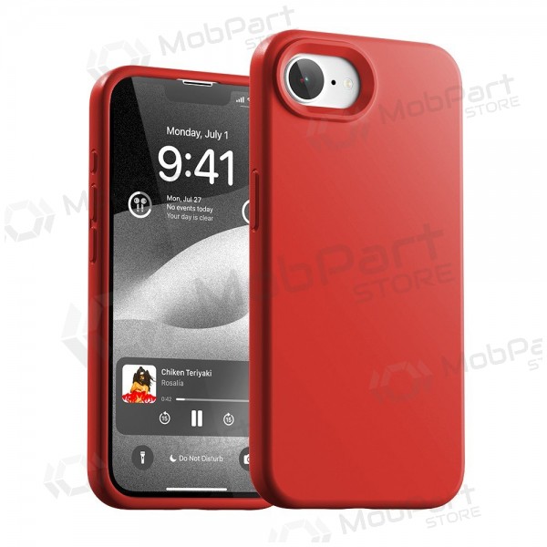 Θήκη Apple iPhone 16e, 17e Mercury -Pure Magsafe Silicon Case- (κόκκινη)