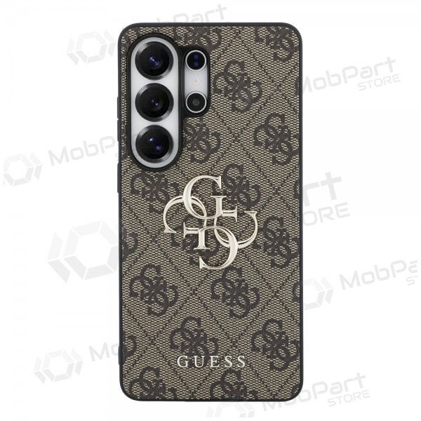 Θήκη Samsung Galaxy S26 Ultra - Guess PU 4G Metal Logo (καφέ)